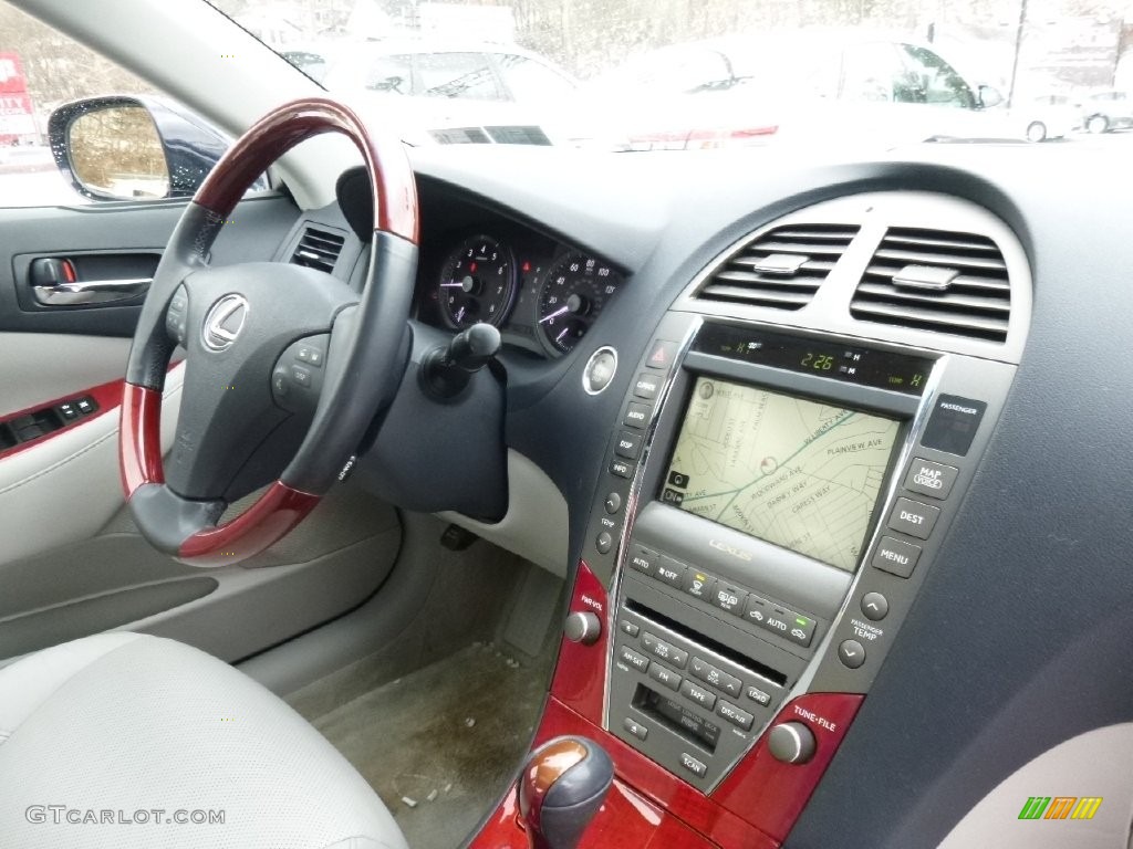 2008 ES 350 - Black Sapphire Pearl / Light Gray photo #11