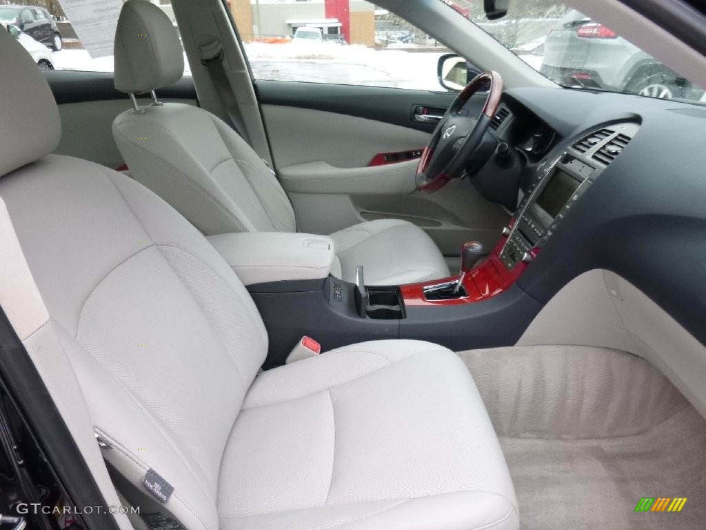 2008 ES 350 - Black Sapphire Pearl / Light Gray photo #12