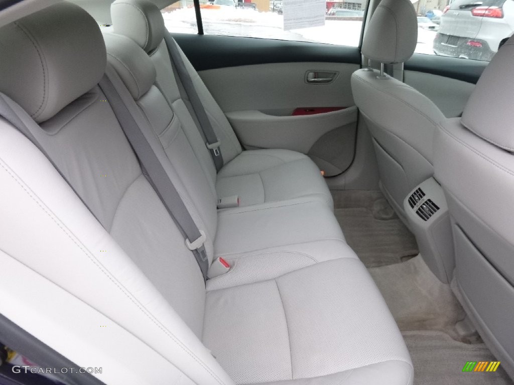 2008 ES 350 - Black Sapphire Pearl / Light Gray photo #13