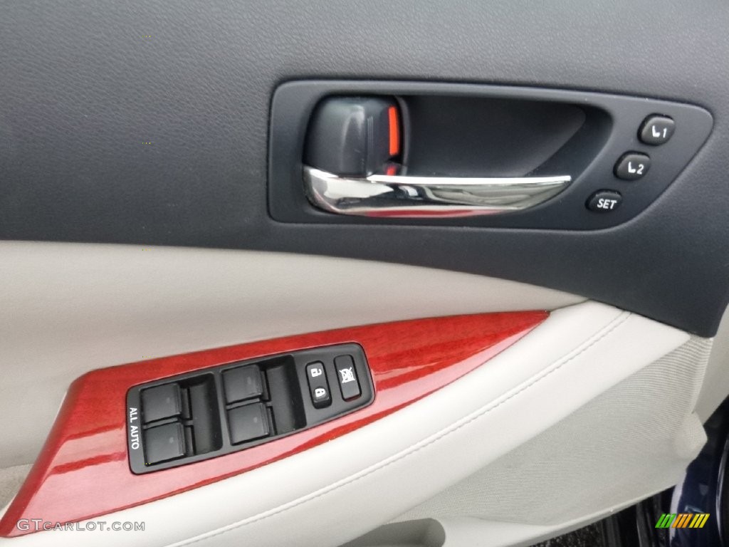 2008 ES 350 - Black Sapphire Pearl / Light Gray photo #17