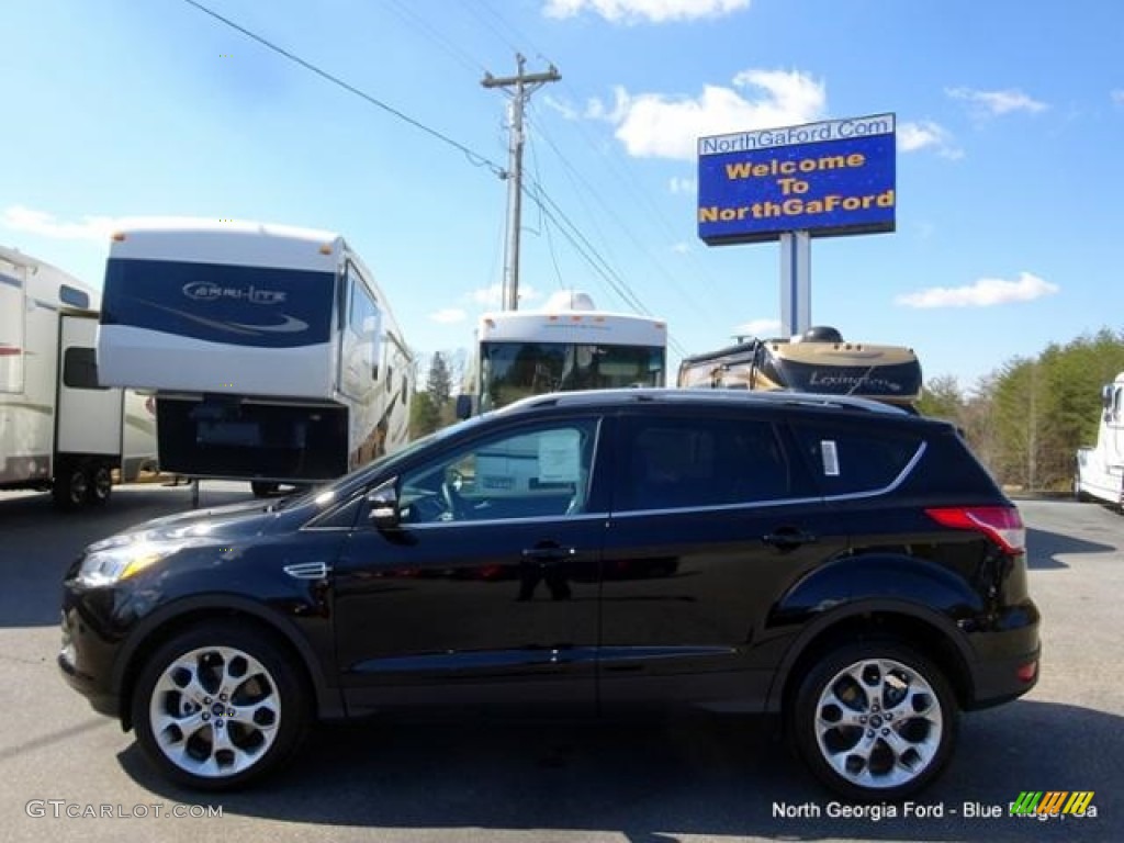 2016 Escape Titanium 4WD - Shadow Black / Charcoal Black photo #2