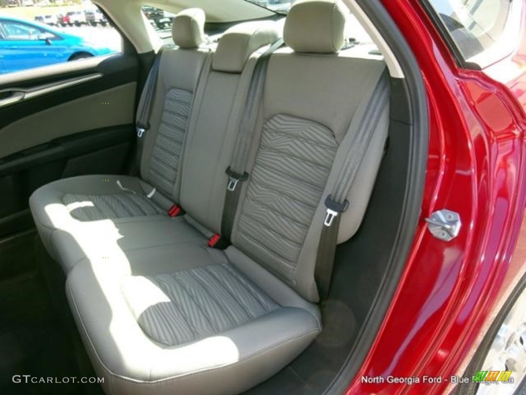 2016 Fusion S - Ruby Red Metallic / Medium Earth Gray photo #13