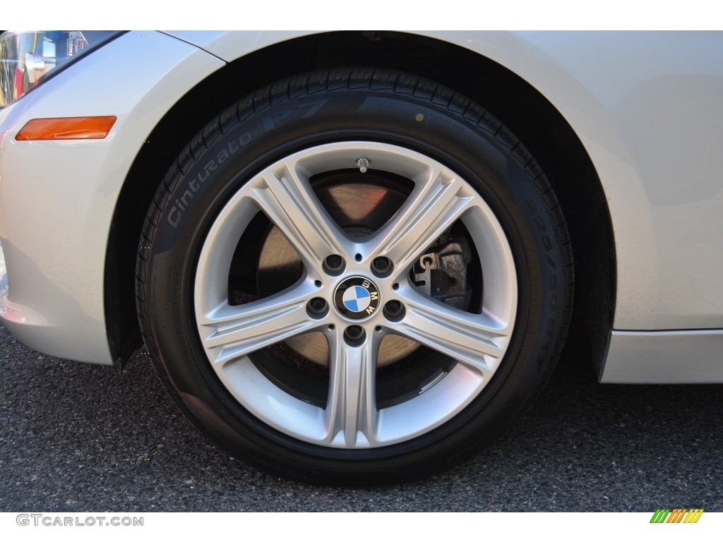 2013 3 Series 328i xDrive Sedan - Glacier Silver Metallic / Black photo #32