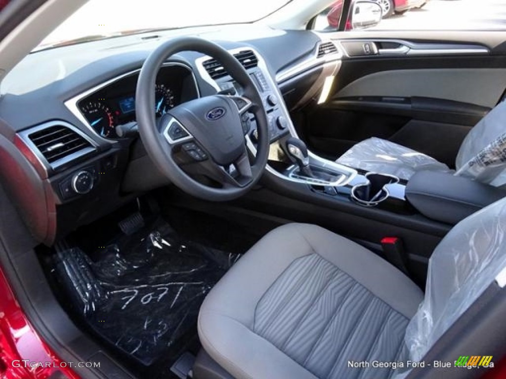 2016 Fusion S - Ruby Red Metallic / Medium Earth Gray photo #28