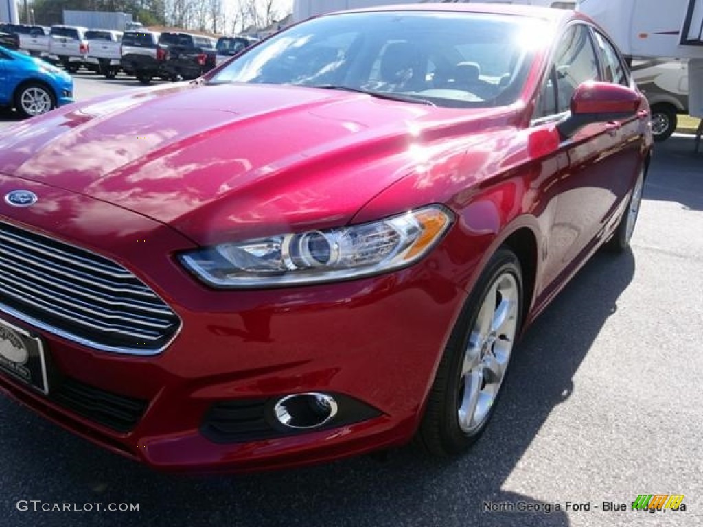 2016 Fusion S - Ruby Red Metallic / Medium Earth Gray photo #32