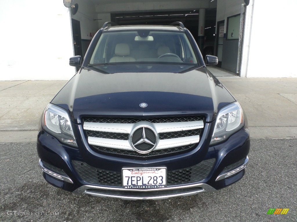 2014 GLK 350 - Lunar Blue Metallic / Almond Beige/Mocha photo #6
