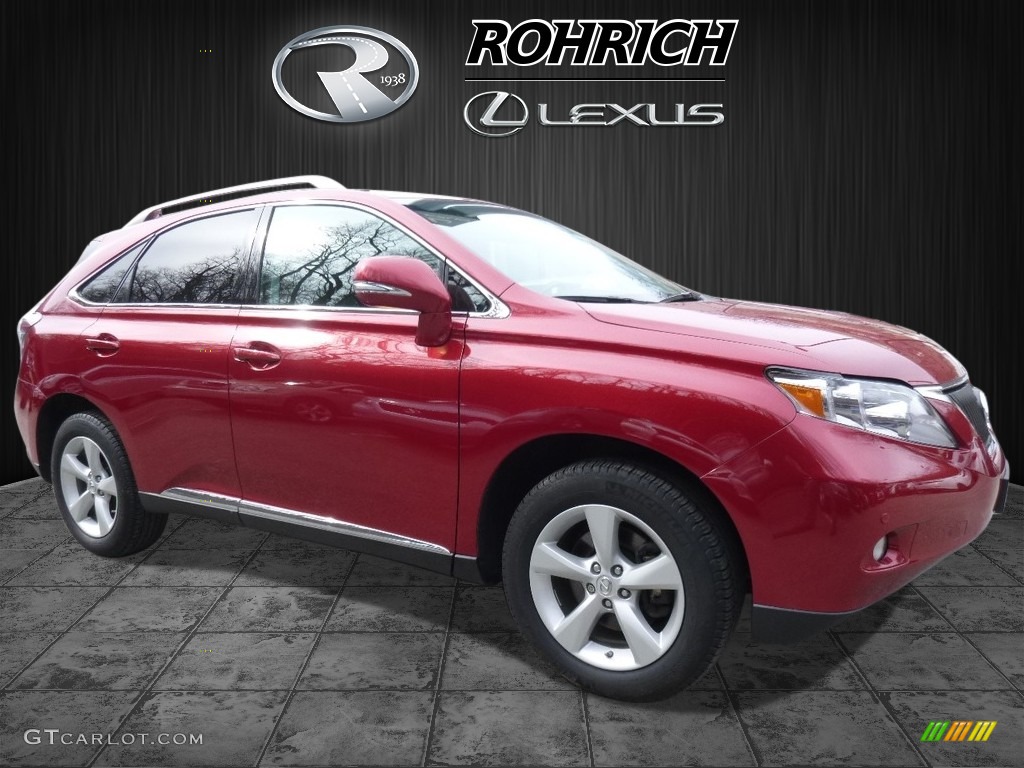 2012 RX 350 AWD - Matador Red Metallic / Black photo #1