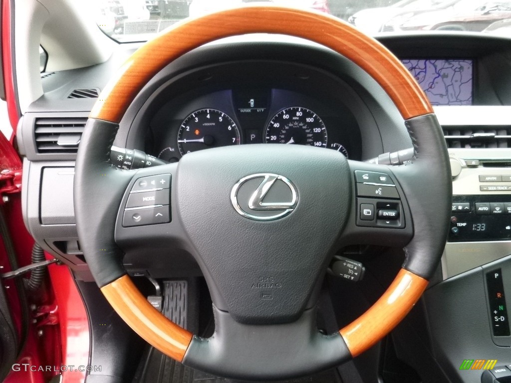 2012 RX 350 AWD - Matador Red Metallic / Black photo #20
