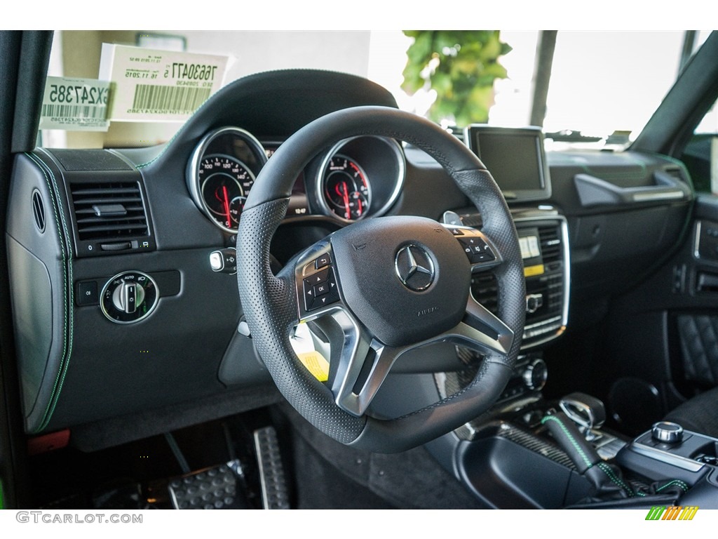 2016 Mercedes-Benz G 63 AMG designo Black Dashboard Photo #111186800