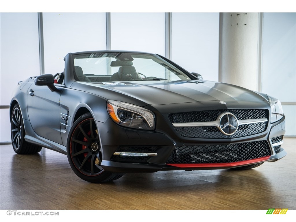 designo Magno Night Black 2016 Mercedes-Benz SL 550 Mille Miglia 417 Roadster Exterior Photo #111187346