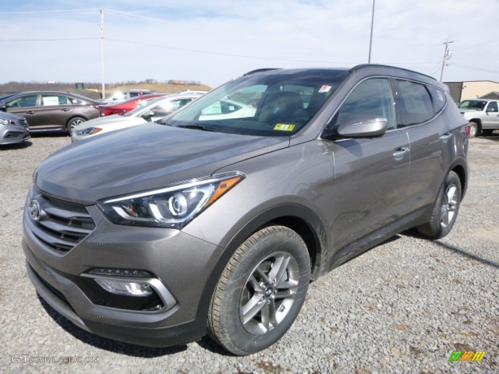 Mineral Gray 2017 Hyundai Santa Fe Sport AWD Exterior Photo #111187535