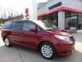 Salsa Red Pearl 2013 Toyota Sienna LE AWD