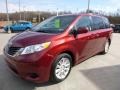 2013 Salsa Red Pearl Toyota Sienna LE AWD  photo #12