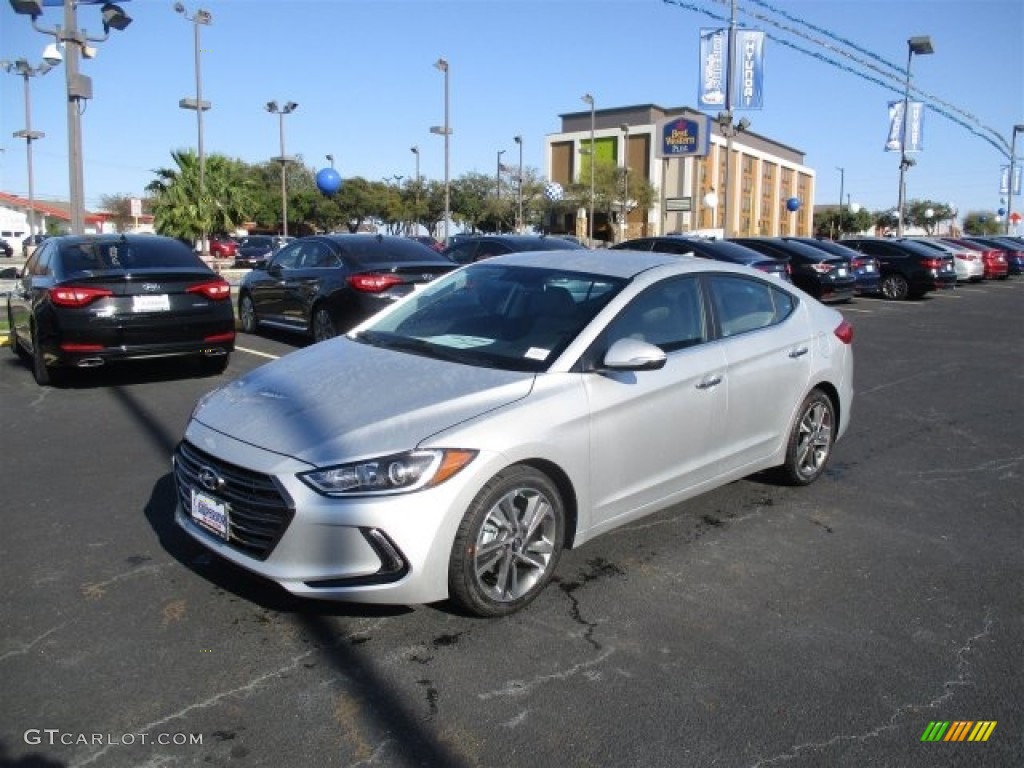 2017 Elantra Limited - Silver / Gray photo #3