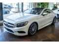 designo Diamond White Metallic 2016 Mercedes-Benz S 550 4Matic Coupe Exterior