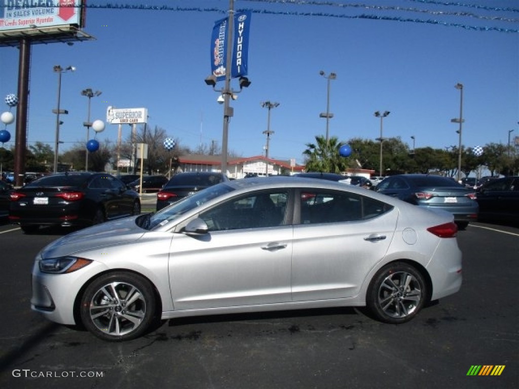 2017 Elantra Limited - Silver / Gray photo #5