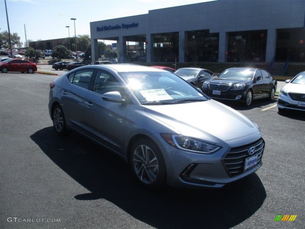 2017 Elantra Limited - Gray / Black photo #1