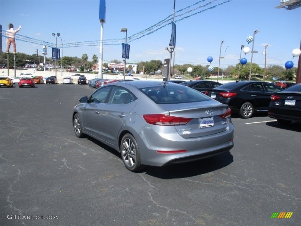 2017 Elantra Limited - Gray / Black photo #5