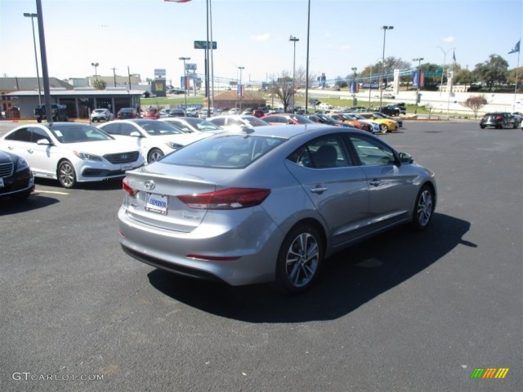 2017 Elantra Limited - Gray / Black photo #7