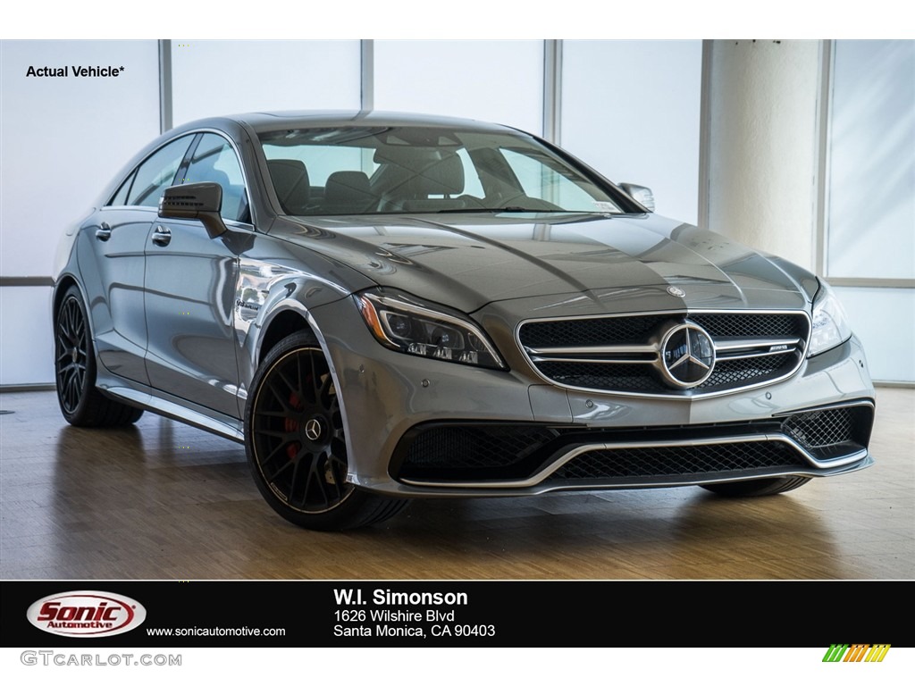 2015 CLS 63 AMG S 4Matic Coupe - Palladium Silver Metallic / Black photo #1