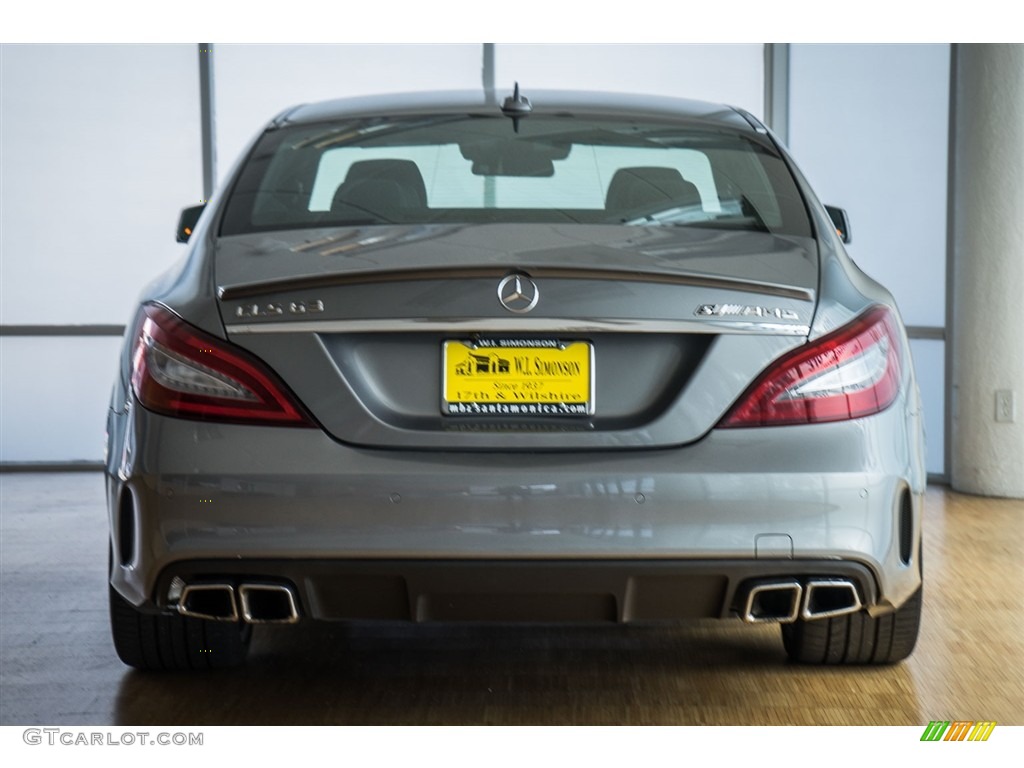 2015 CLS 63 AMG S 4Matic Coupe - Palladium Silver Metallic / Black photo #4