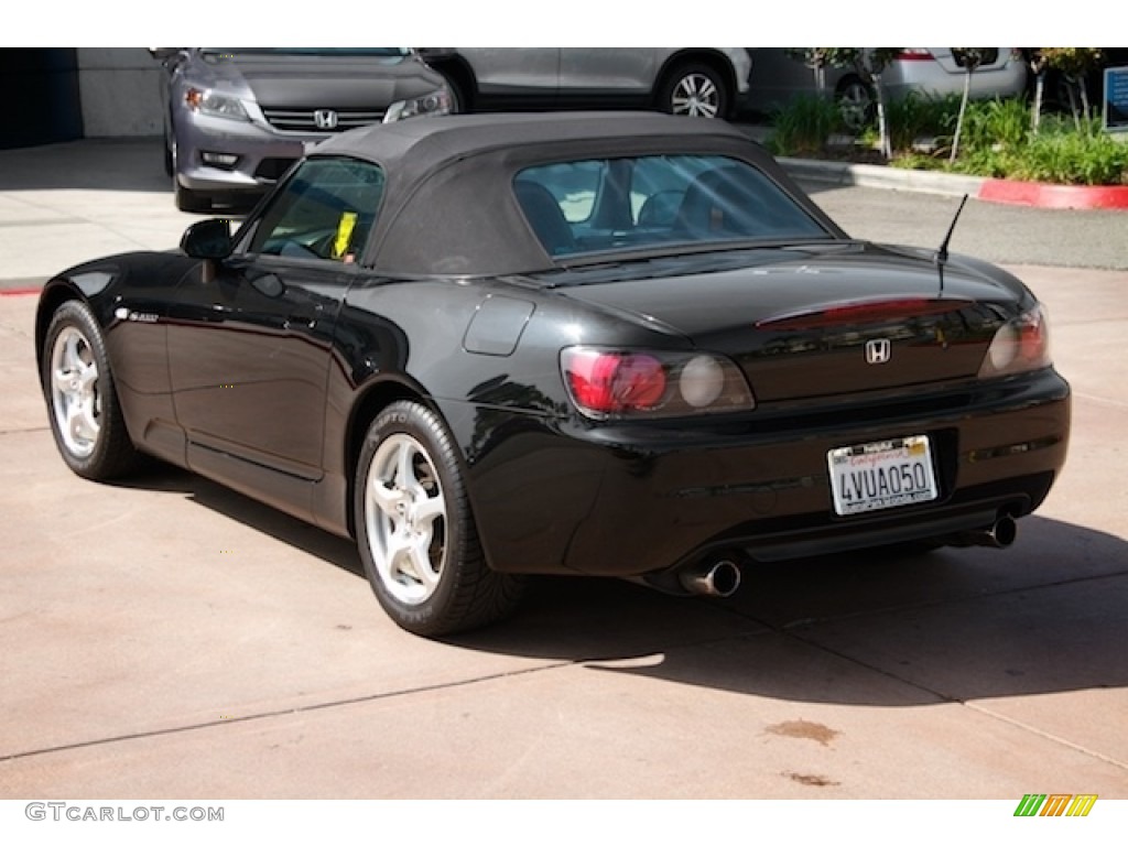 2001 S2000 Roadster - Berlina Black / Black photo #2