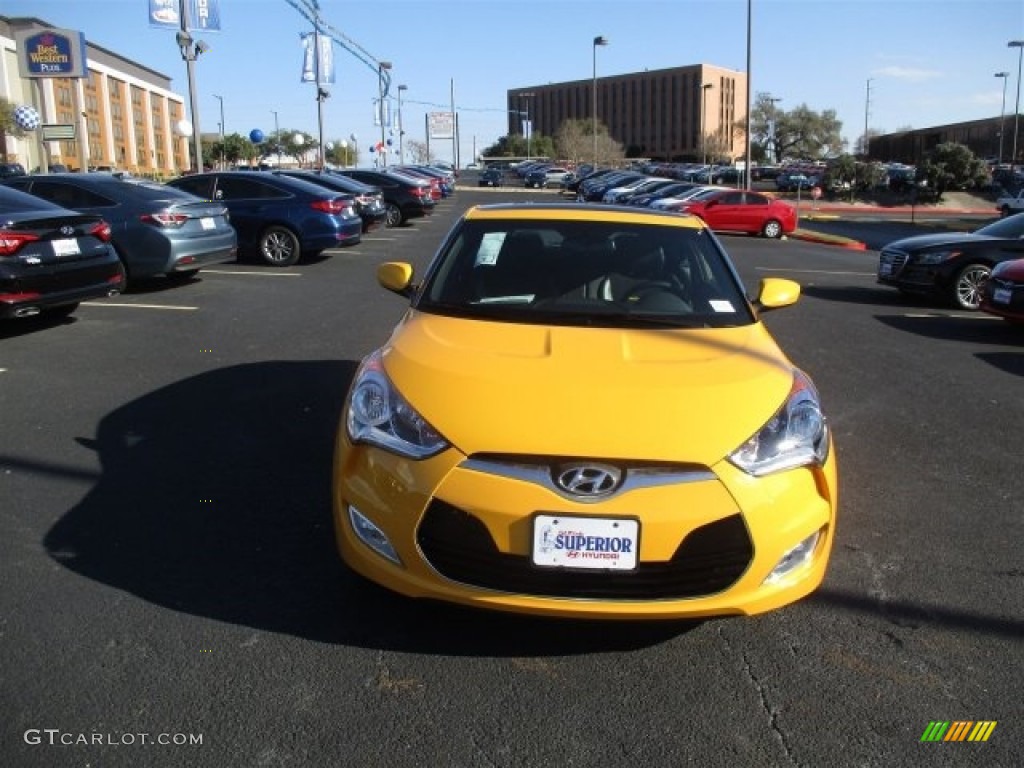 2016 Veloster  - 26.2 Yellow / Black/Yellow photo #2