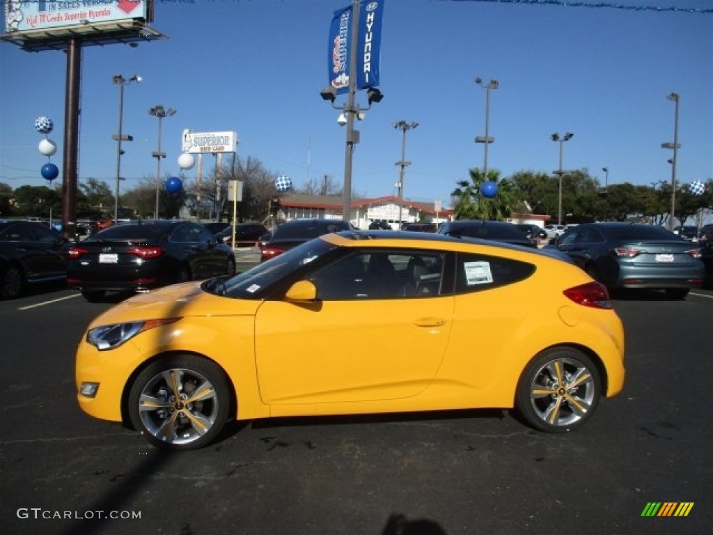 2016 Veloster  - 26.2 Yellow / Black/Yellow photo #4