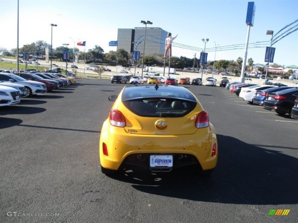 2016 Veloster  - 26.2 Yellow / Black/Yellow photo #5