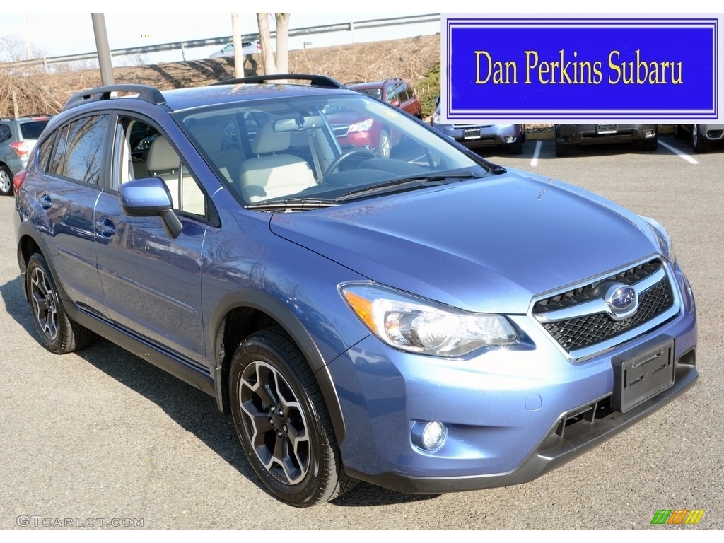 2014 XV Crosstrek 2.0i Limited - Quartz Blue Pearl / Ivory photo #1