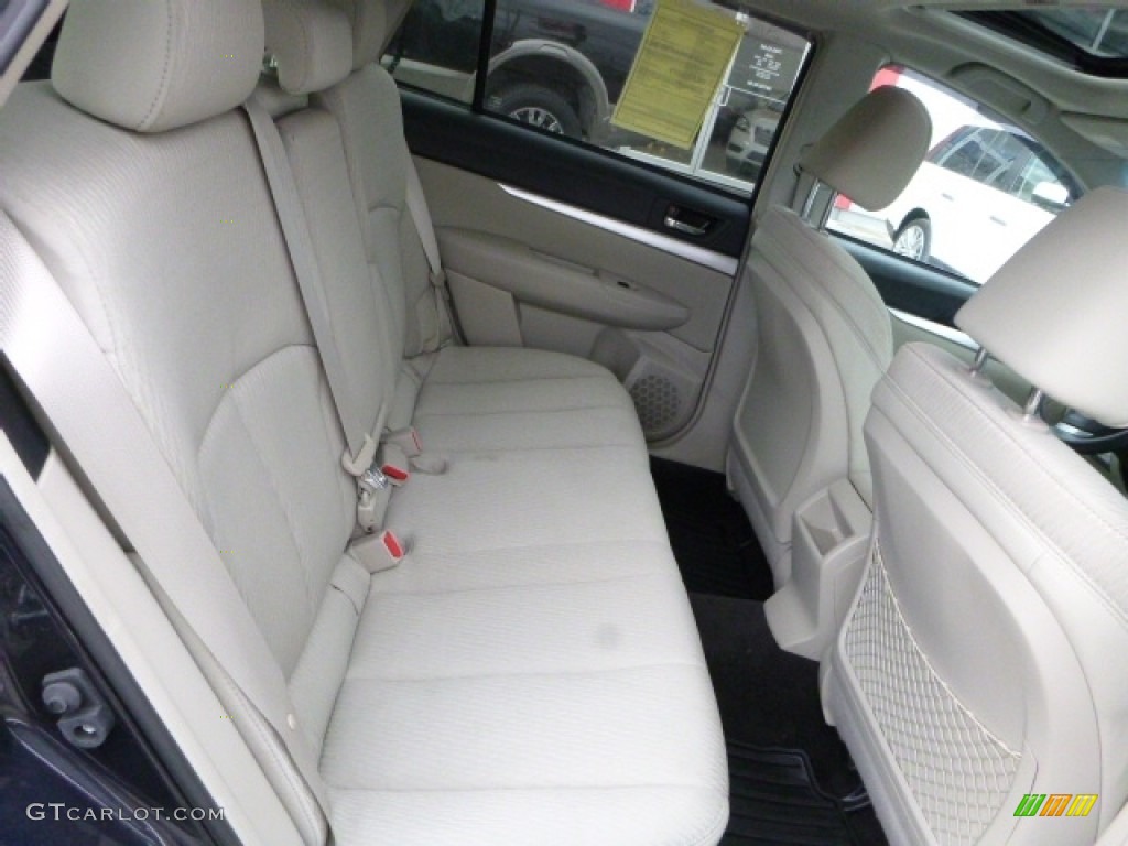 2012 Outback 2.5i Premium - Deep Indigo Pearl / Warm Ivory photo #6