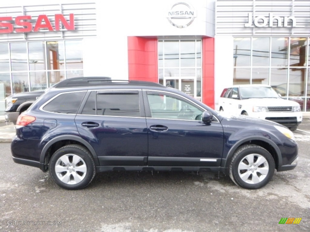 2012 Outback 2.5i Premium - Deep Indigo Pearl / Warm Ivory photo #7