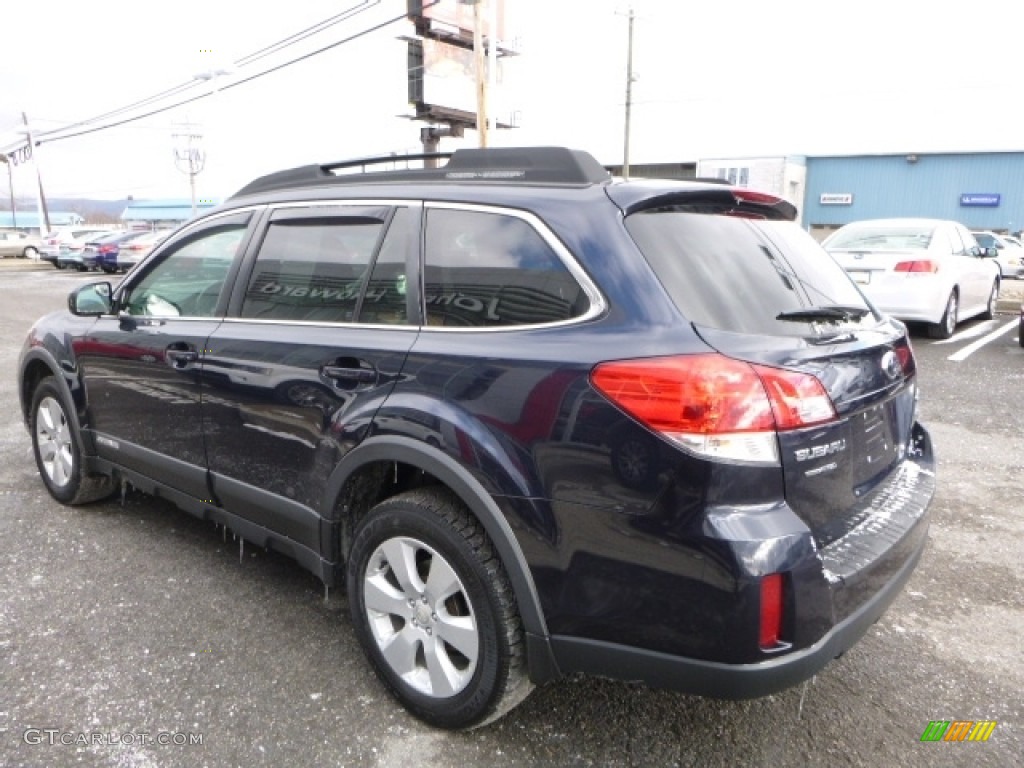 2012 Outback 2.5i Premium - Deep Indigo Pearl / Warm Ivory photo #10