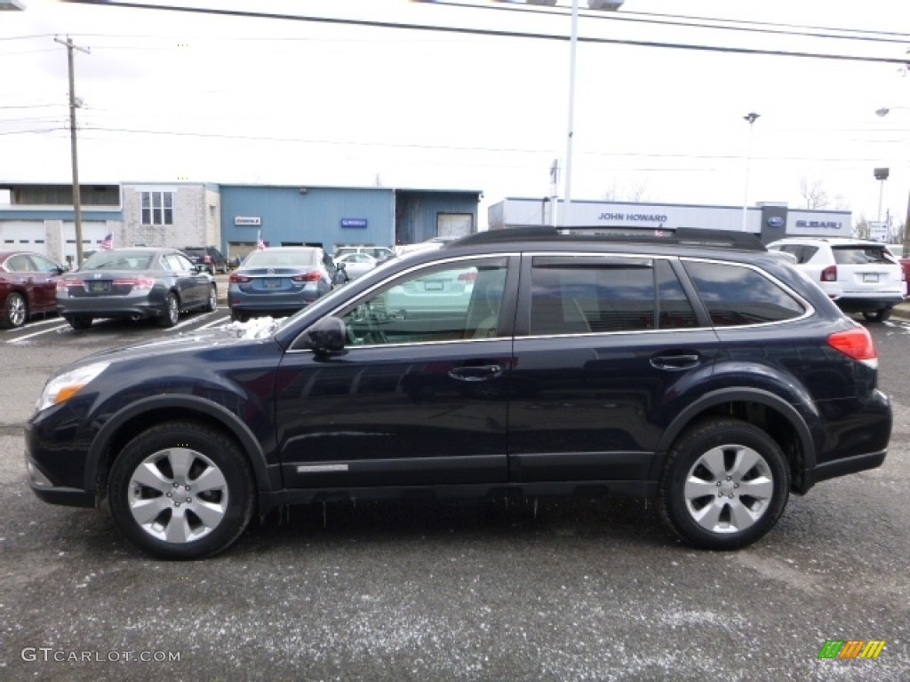 2012 Outback 2.5i Premium - Deep Indigo Pearl / Warm Ivory photo #11