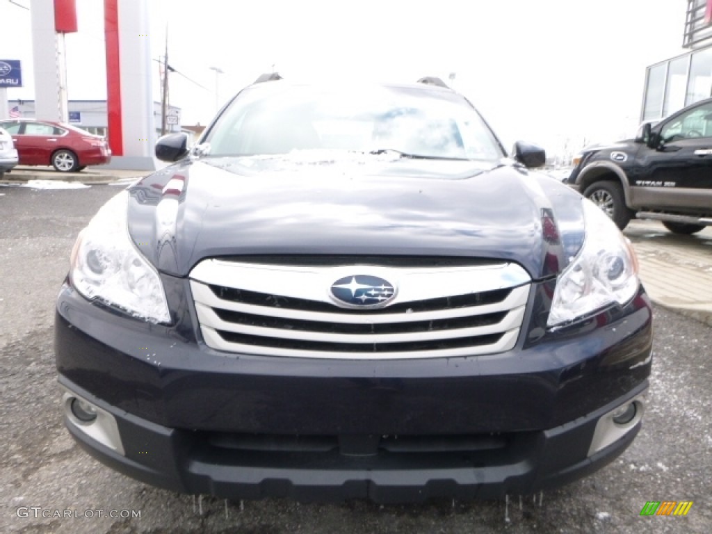 2012 Outback 2.5i Premium - Deep Indigo Pearl / Warm Ivory photo #13