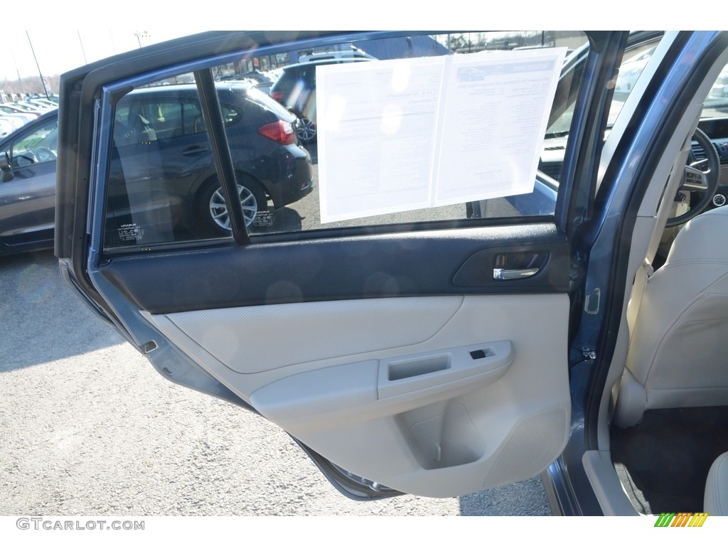 2014 XV Crosstrek 2.0i Limited - Quartz Blue Pearl / Ivory photo #21