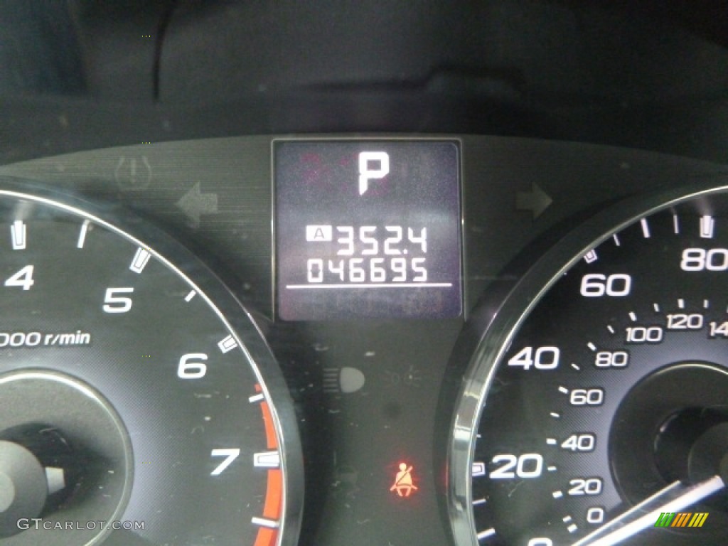 2012 Outback 2.5i Premium - Deep Indigo Pearl / Warm Ivory photo #21