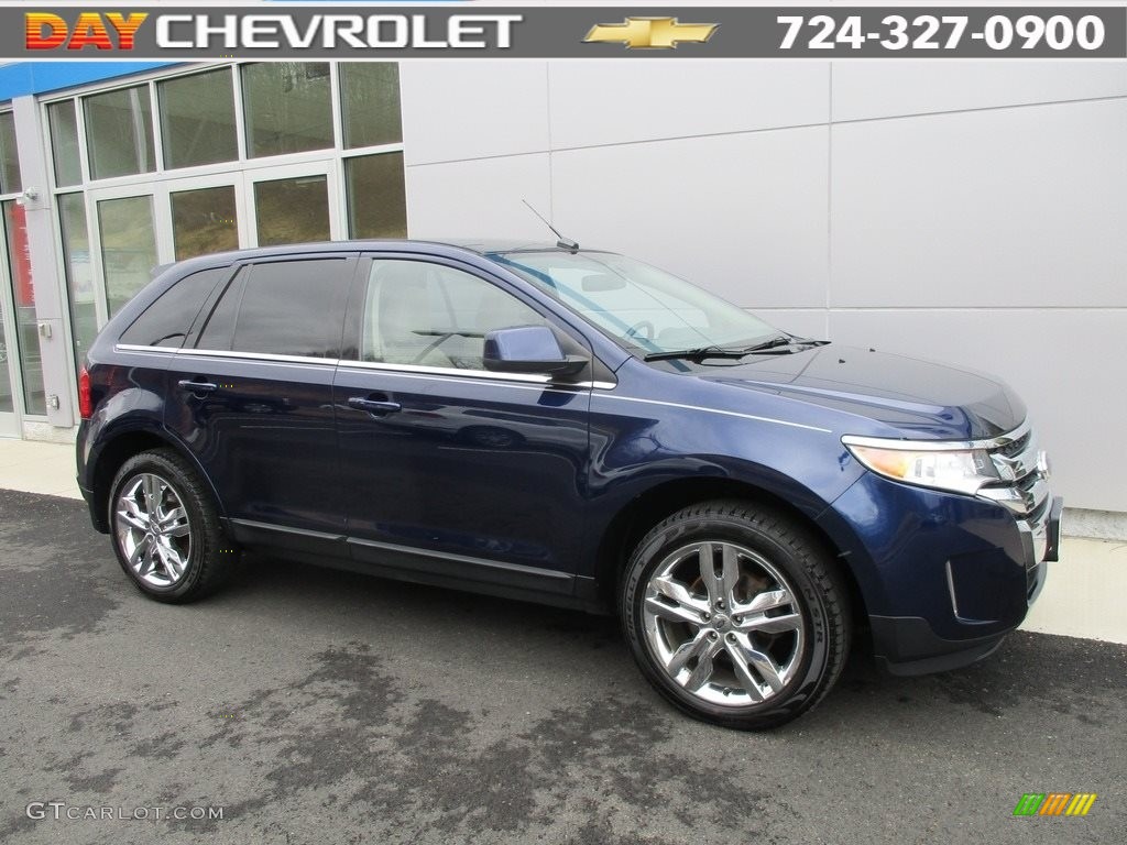 2011 Edge Limited AWD - Kona Blue Metallic / Sienna photo #1