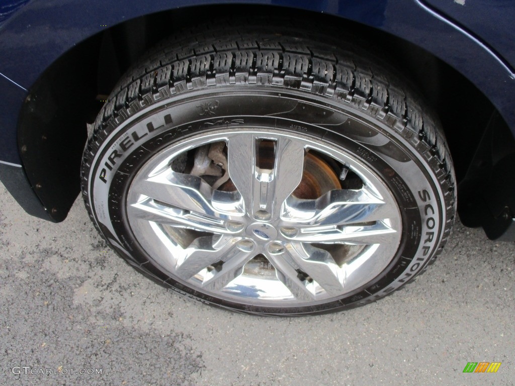 2011 Edge Limited AWD - Kona Blue Metallic / Sienna photo #3