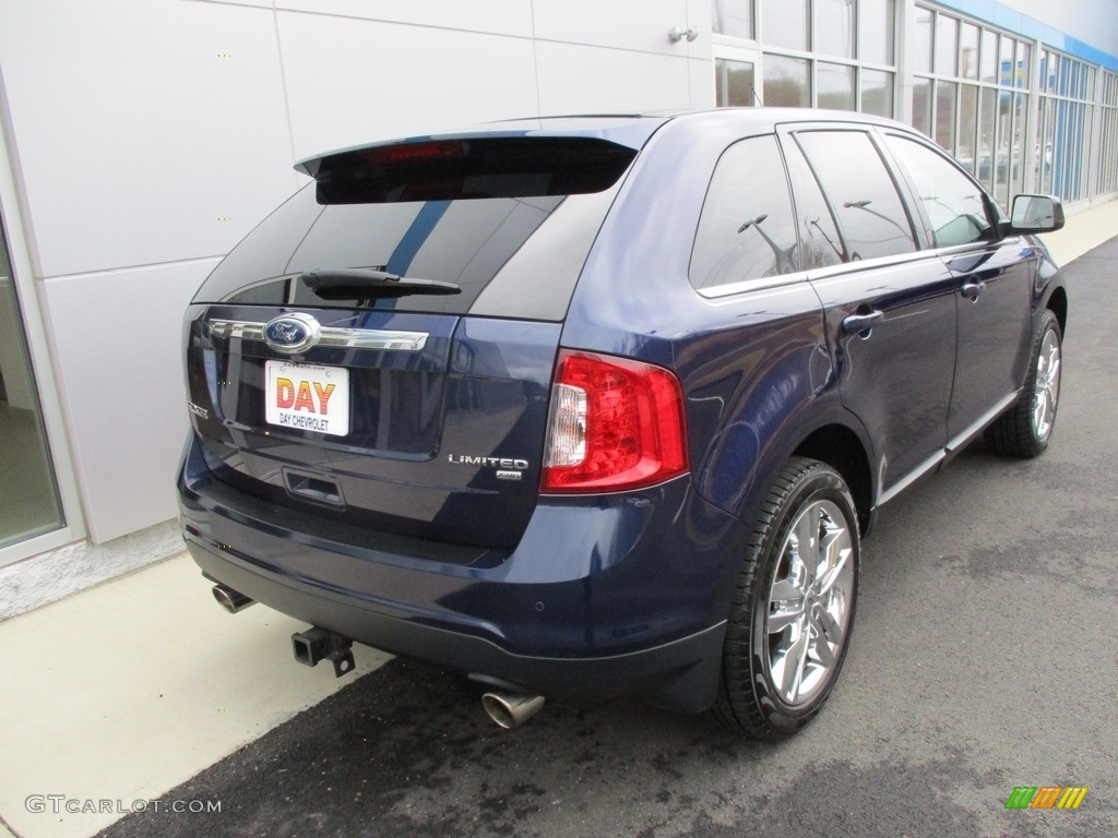 2011 Edge Limited AWD - Kona Blue Metallic / Sienna photo #4
