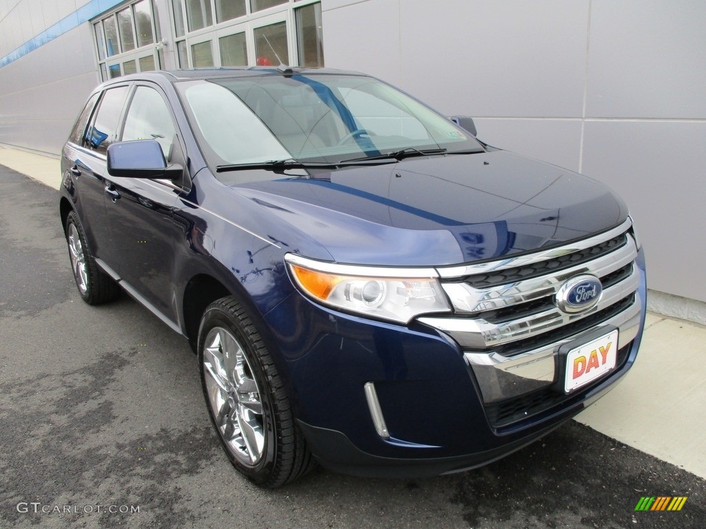 2011 Edge Limited AWD - Kona Blue Metallic / Sienna photo #15