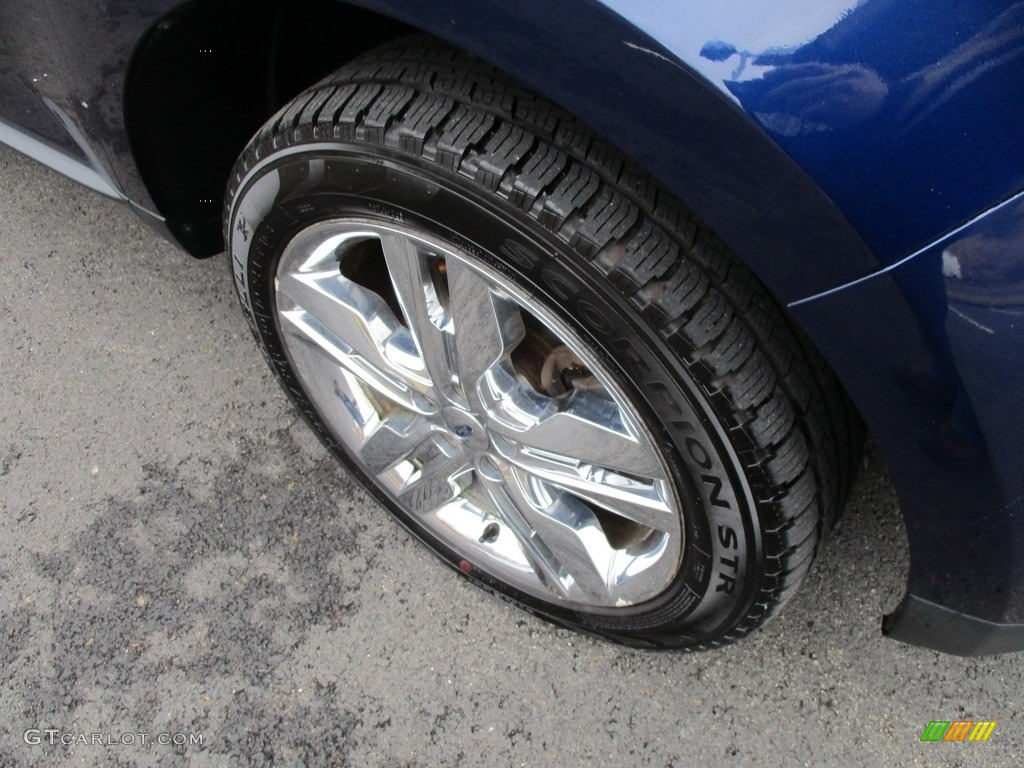 2011 Edge Limited AWD - Kona Blue Metallic / Sienna photo #16