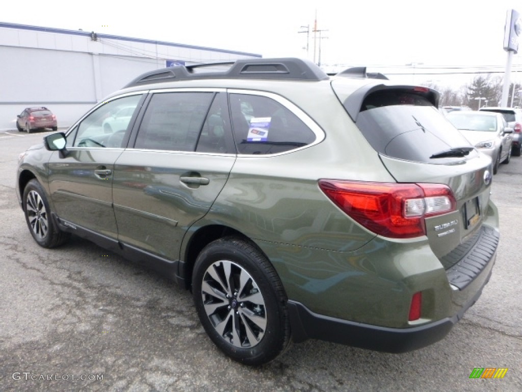 2016 Outback 2.5i Limited - Wilderness Green Metallic / Warm Ivory photo #10