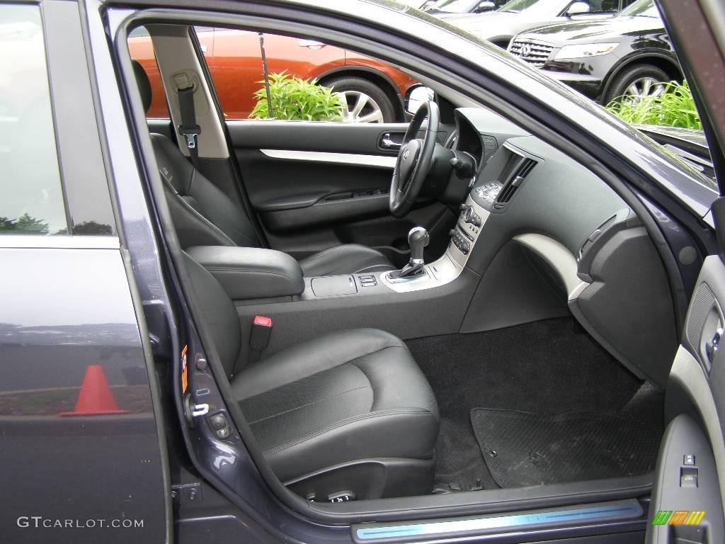 2007 G 35 x Sedan - Blue Slate Metallic / Graphite Black photo #26