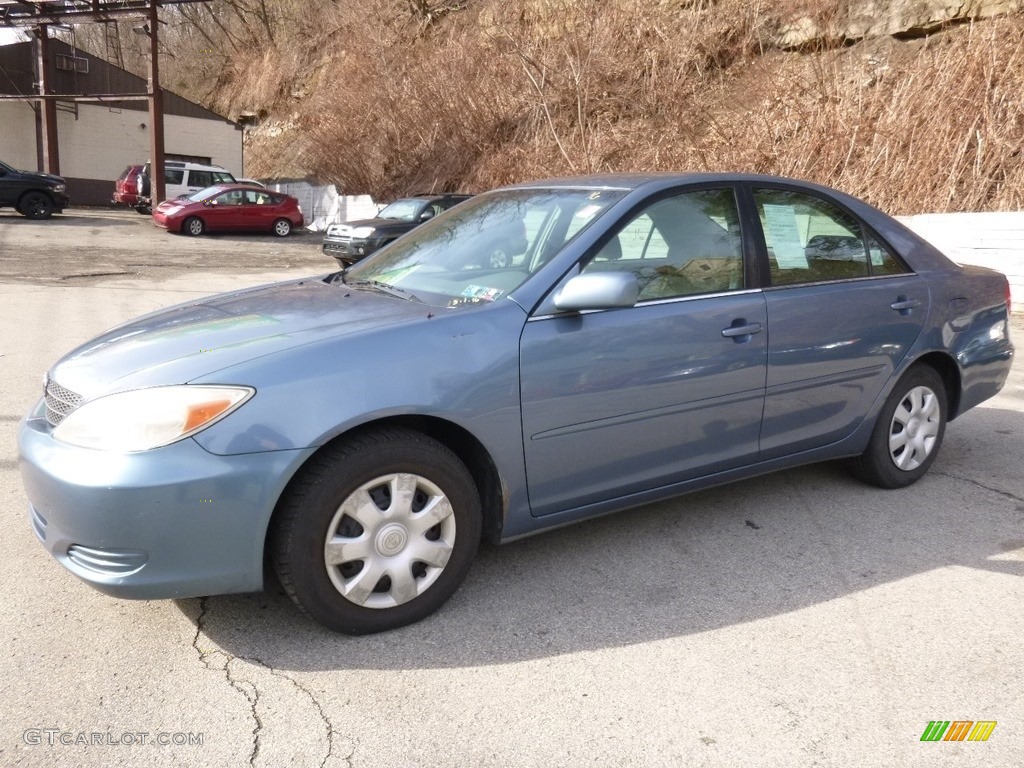 2003 Camry LE - Catalina Blue Metallic / Stone photo #12