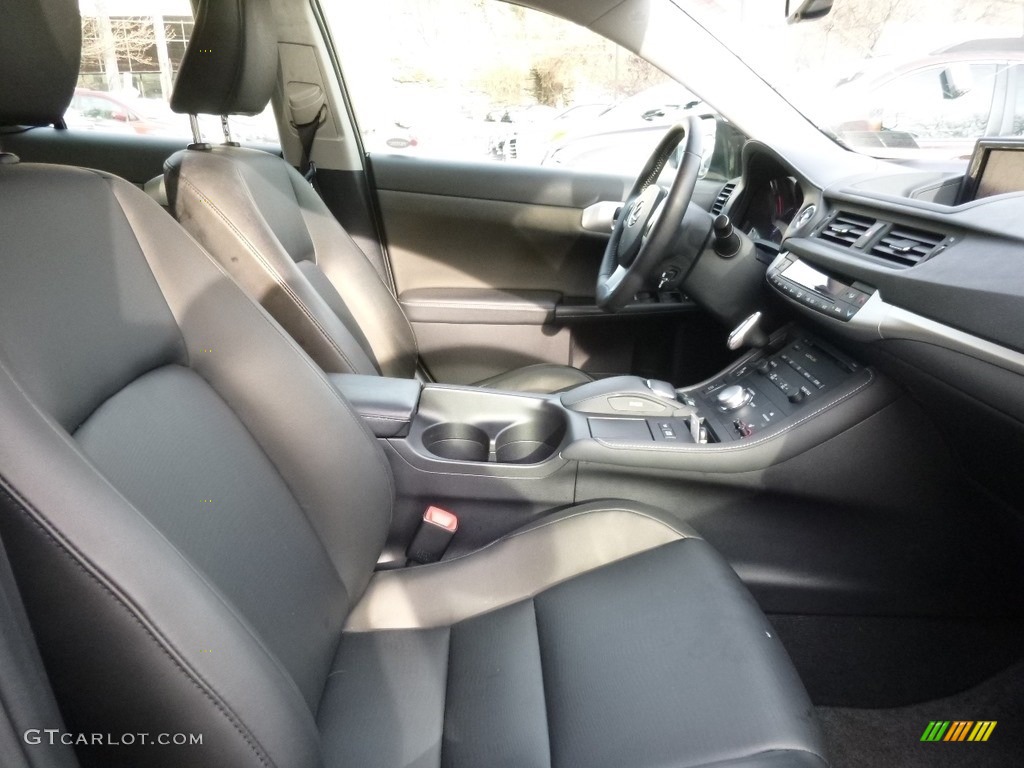 2012 CT 200h Hybrid Premium - Fire Agate Pearl / Black photo #12