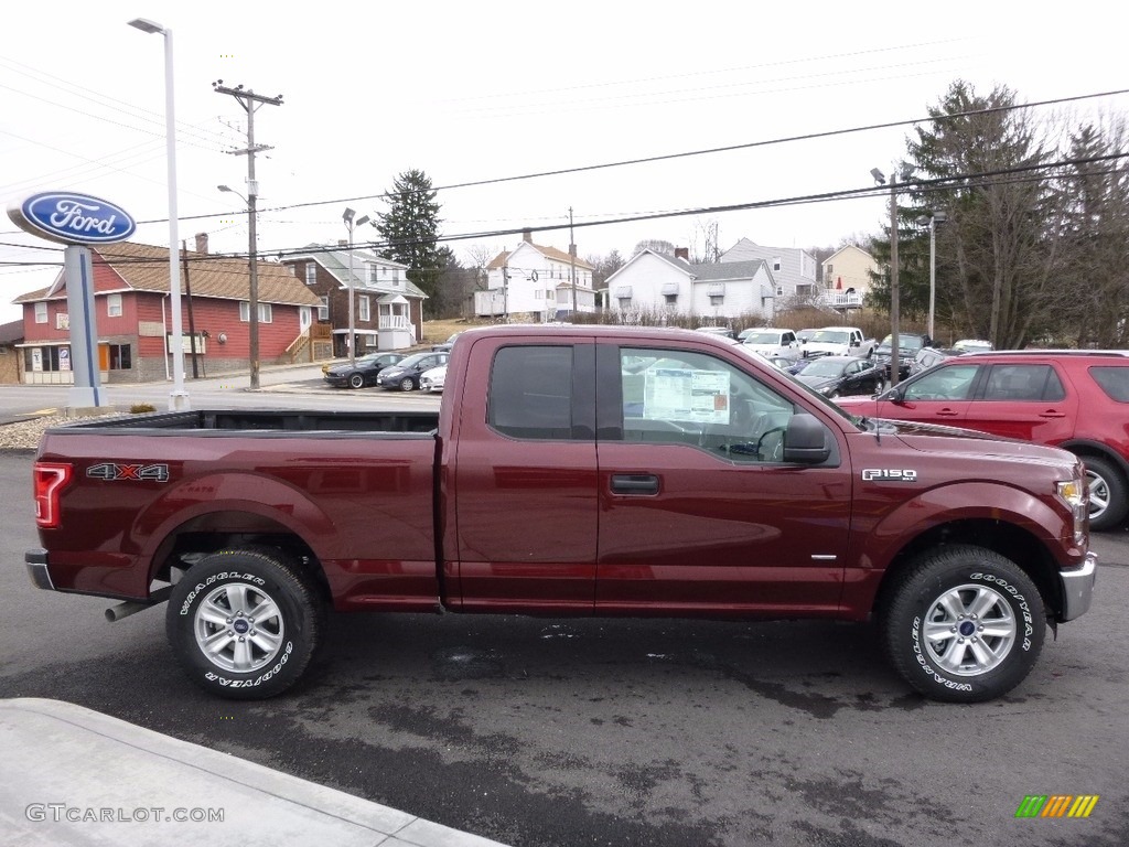 2016 F150 XLT SuperCab 4x4 - Bronze Fire / Medium Earth Gray photo #4