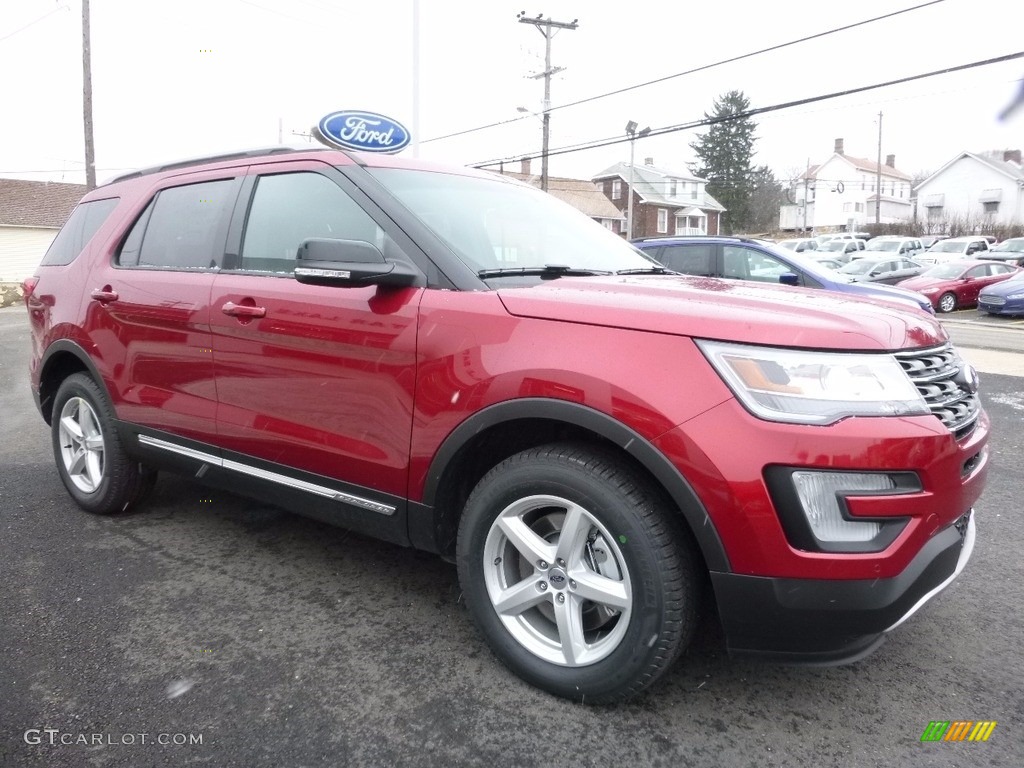 Ruby Red Metallic Tri-Coat 2016 Ford Explorer XLT 4WD Exterior Photo #111211370
