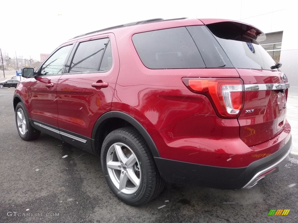 2016 Explorer XLT 4WD - Ruby Red Metallic Tri-Coat / Ebony Black photo #7