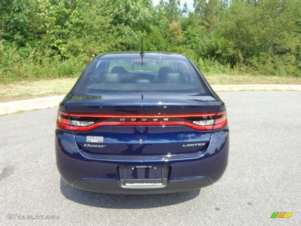 2015 Dart Limited - True Blue Pearl / Black photo #6